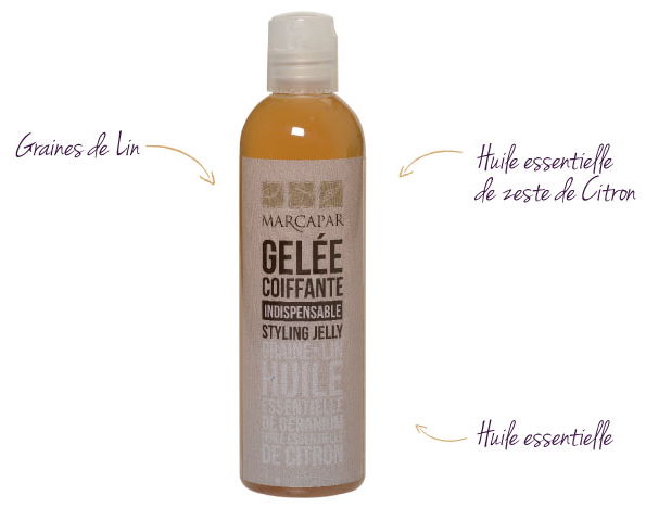 Gelée coiffante l'Indispensable photo Marcapar Gelée Indispensable